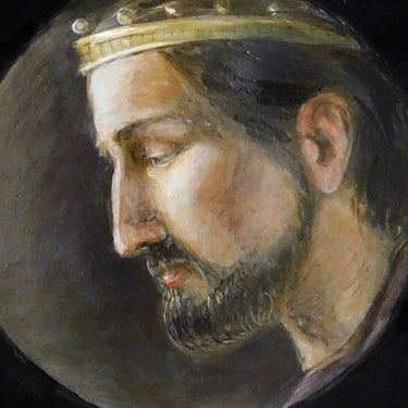 The King in Exile III - Original Acrylic Painting